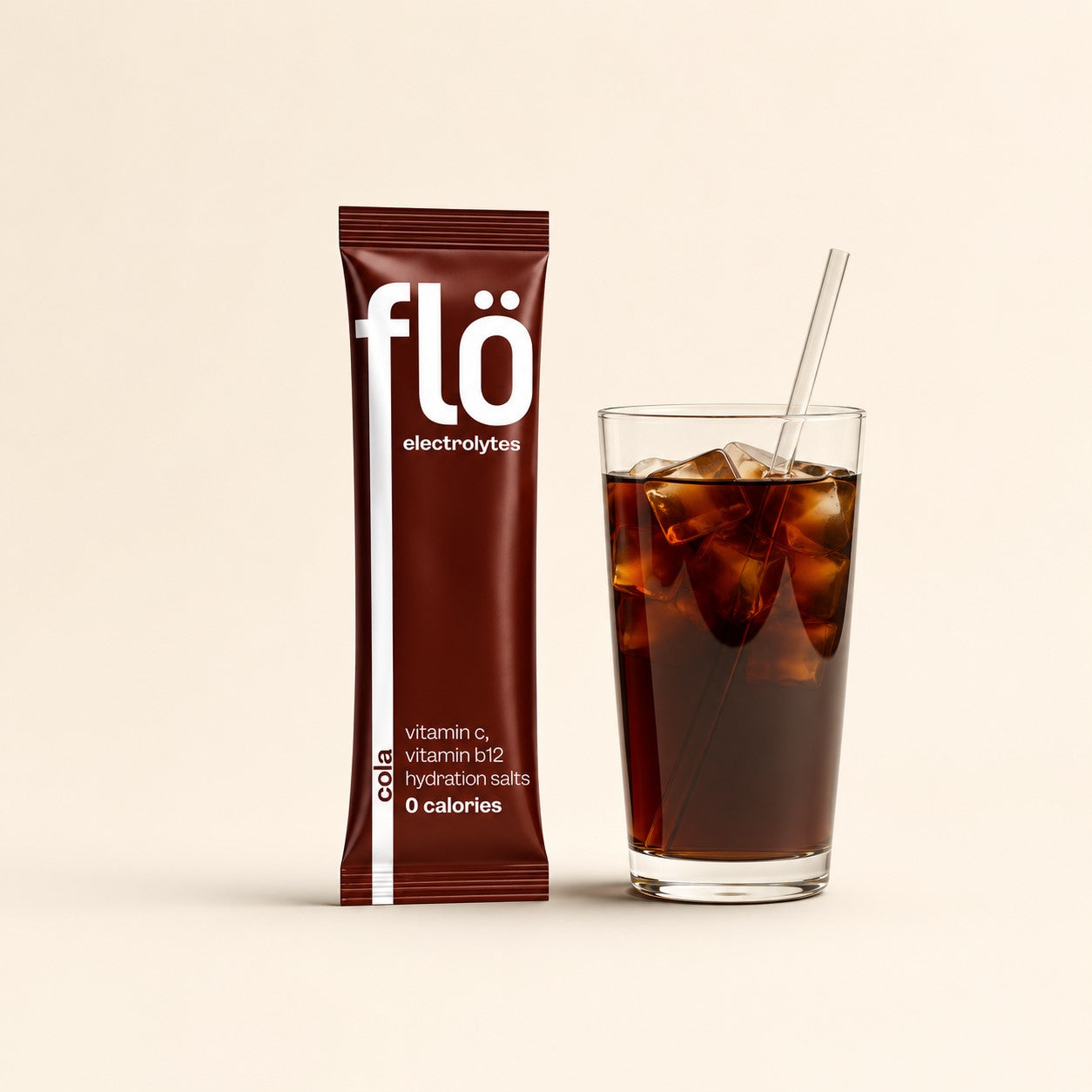 Flö – Electrolytes Box of 20 - Cola