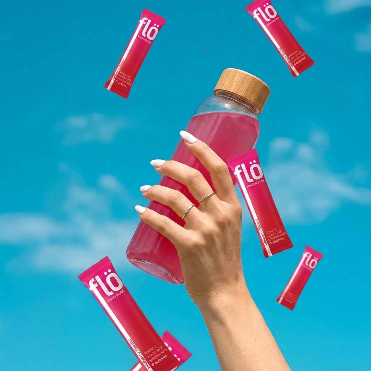Flö – Electrolytes Box of 20 - Wild Berry